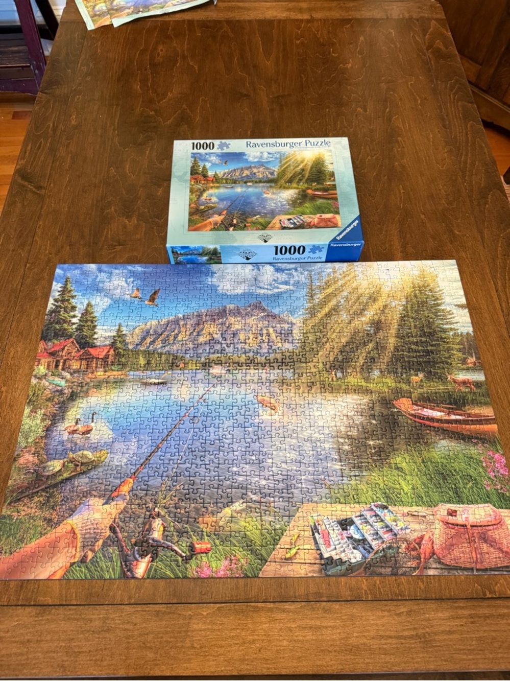 Ravensburger 1000 Pcs. Atlantic Ocean Scene Puzzle.